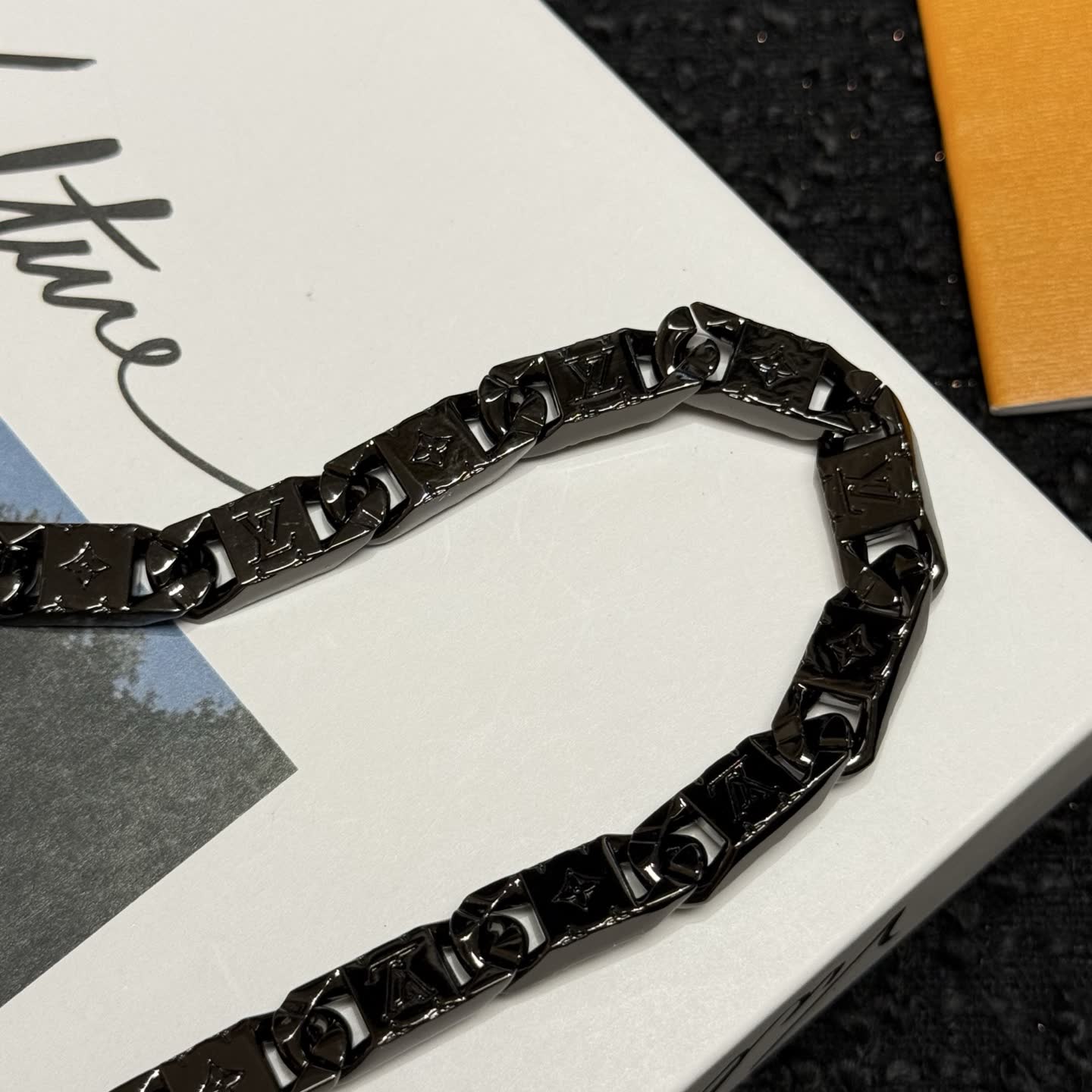 Louis Vuitton Monogram Canvas Chain Necklace